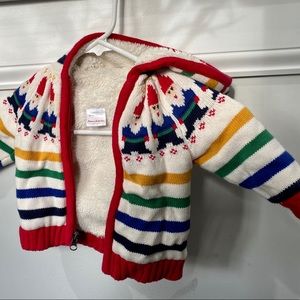 Hanna Andersson holiday sweater/jacket